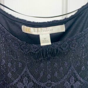 LC Lauren Conrad Black Dress